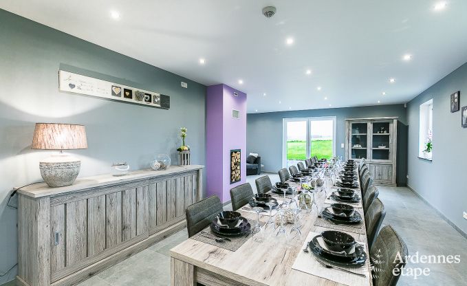 Luxe vakantiehuis in Paliseul met zwembad, wellness en spellen,  voor 28 personen in de Ardennen