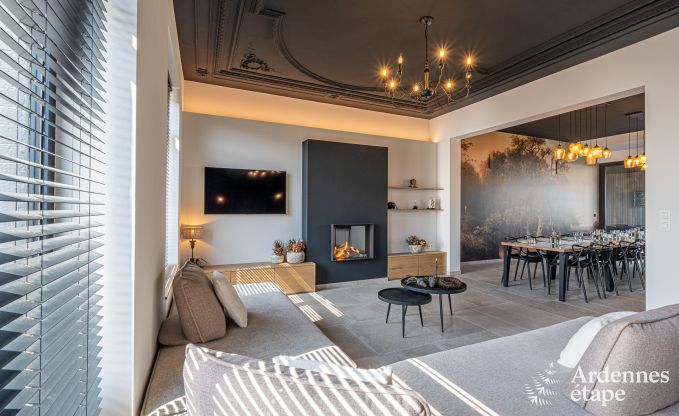 Moderne vakantiewoning in Paliseul voor 14 personen met zwembad, speelkamer en nabijheid van Boekendorp Redu in de Ardennen