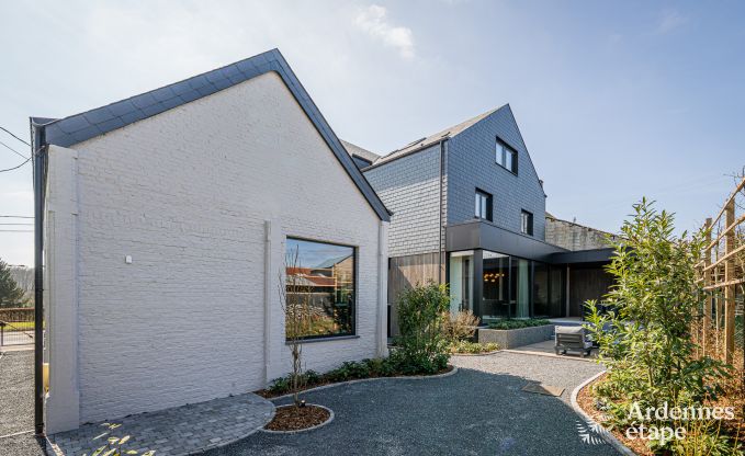 Moderne vakantiewoning in Paliseul voor 14 personen met zwembad, speelkamer en nabijheid van Boekendorp Redu in de Ardennen