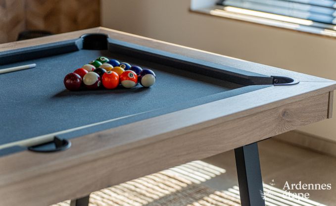 Moderne vakantiewoning in Paliseul voor 14 personen met zwembad, speelkamer en nabijheid van Boekendorp Redu in de Ardennen