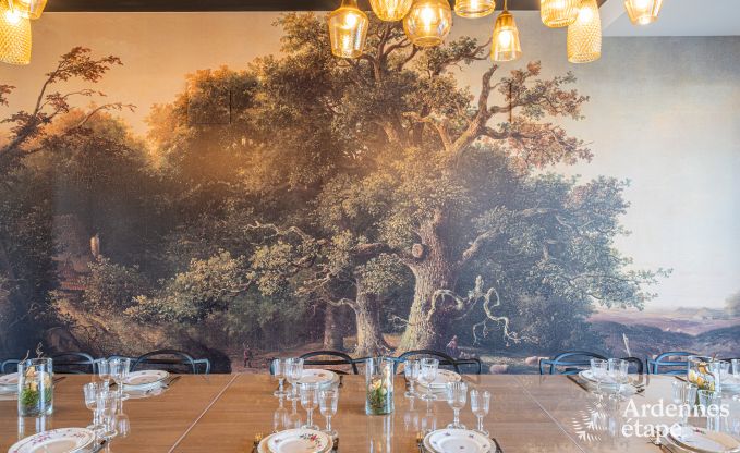 Moderne vakantiewoning in Paliseul voor 14 personen met zwembad, speelkamer en nabijheid van Boekendorp Redu in de Ardennen