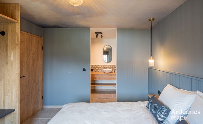 Moderne vakantiewoning in Paliseul voor 14 personen met zwembad, speelkamer en nabijheid van Boekendorp Redu in de Ardennen