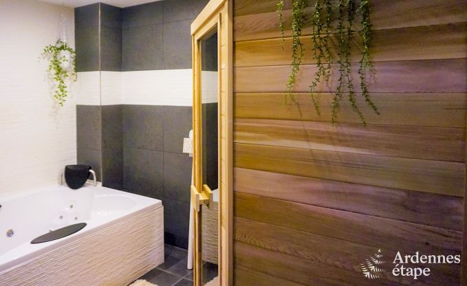 Hoogwaardig huis in Profondeville met sauna en jacuzzi voor 5 personen in de Ardennen