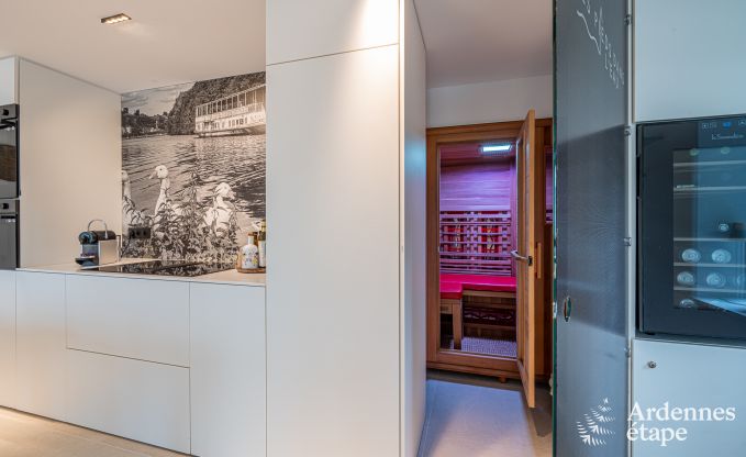 Uitzonderlijke charmante vakantiewoning in Profondeville voor 4 personen met jacuzzi, infraroodcabine en ponton op de Maas