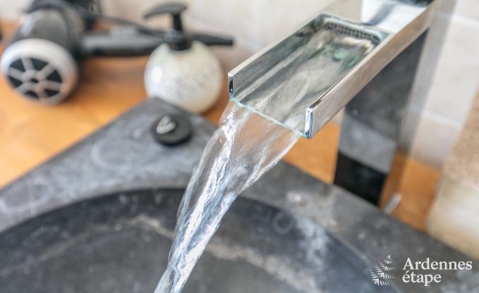 Luxe villa in Redu, Ardennen, 9 personen, buitenzwembad, sauna, stoombad, binnen- en buitenjacuzzi, privtuin, volledige uitrusting