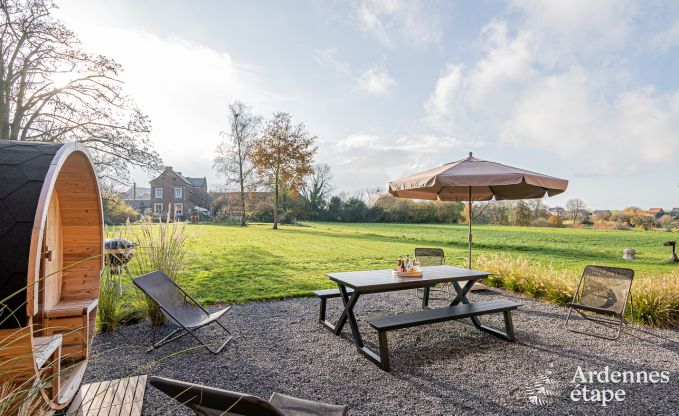 Gezellig vakantiehuis voor 5 personen in Remicourt met sauna, jacuzzi,  en fietsvoorzieningen