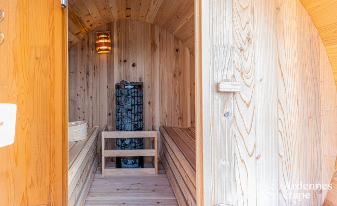 Gezellig vakantiehuis voor 5 personen in Remicourt met sauna, jacuzzi,  en fietsvoorzieningen
