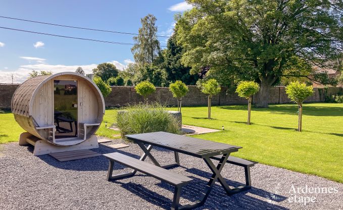 Gezellig vakantiehuis voor 5 personen in Remicourt met sauna, jacuzzi,  en fietsvoorzieningen