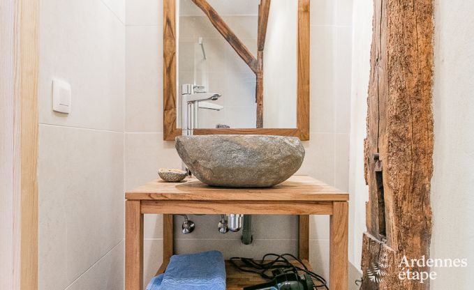 Vakantiehuis in Rendeux, Ardennen, 6 personen, 2 slaapkamers, privtuin, babyuitrusting, terras met barbecue