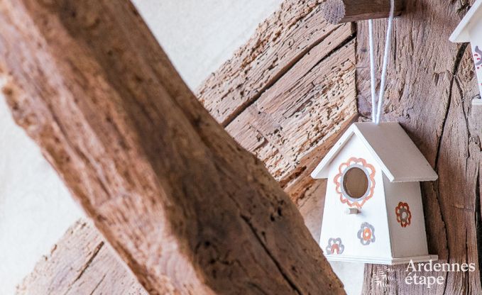 Vakantiehuis in Rendeux, Ardennen, 6 personen, 2 slaapkamers, privtuin, babyuitrusting, terras met barbecue