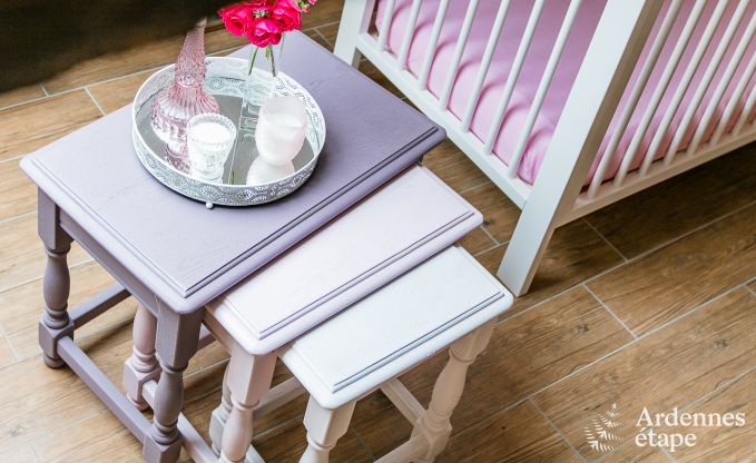 Vakantiehuis in Rendeux, Ardennen, 6 personen, 2 slaapkamers, privtuin, babyuitrusting, terras met barbecue