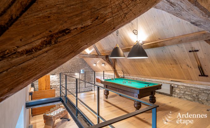 Charmant vakantiehuis met kicker, biljart, haard en priv�tuin in Rochefort: geschikt voor 6 personen