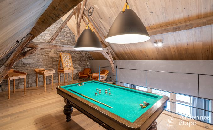 Charmant vakantiehuis met kicker, biljart, haard en privtuin in Rochefort: geschikt voor 6 personen