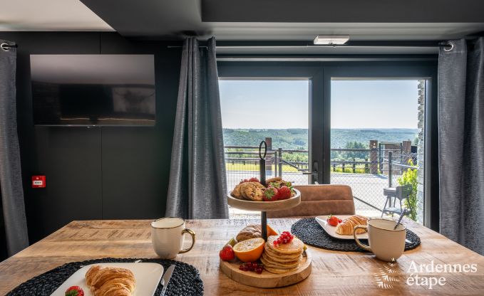 Gezellige gelijkvloerse vakantiewoning voor 2 personen in Rochehaut met uitzicht