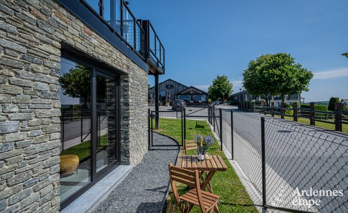 Gezellige gelijkvloerse vakantiewoning voor 2 personen in Rochehaut met uitzicht