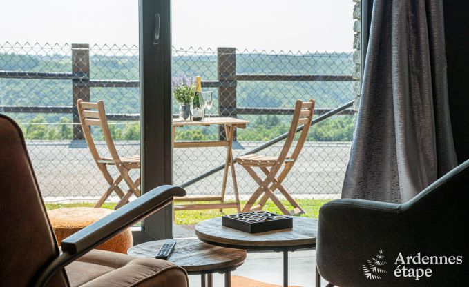 Gezellige gelijkvloerse vakantiewoning voor 2 personen in Rochehaut met uitzicht
