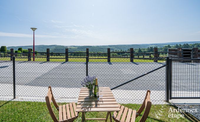 Gezellige gelijkvloerse vakantiewoning voor 2 personen in Rochehaut met uitzicht