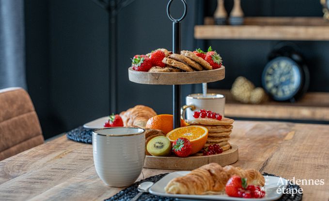 Gezellige gelijkvloerse vakantiewoning voor 2 personen in Rochehaut met uitzicht