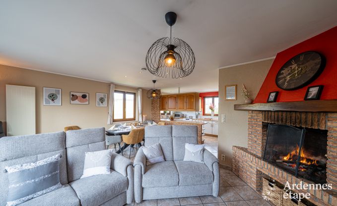 Gezellige vakantiewoning in Rochehaut: ideaal voor 9 personen. Met speelkamer en fietsenstalling