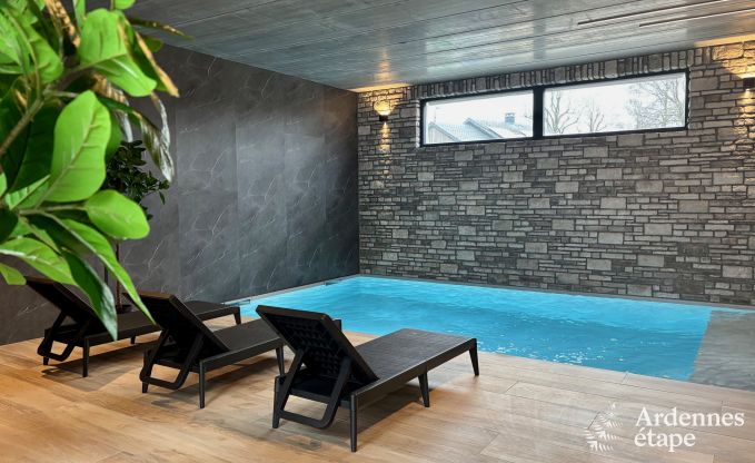 Luxe in Rochehaut: ruime accommodatie voor 14 personen met binnenzwembad en prachtig uitzicht