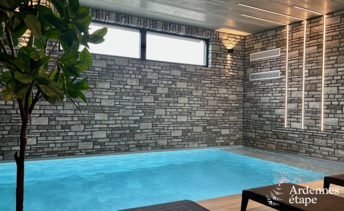 Luxe in Rochehaut: ruime accommodatie voor 14 personen met binnenzwembad en prachtig uitzicht