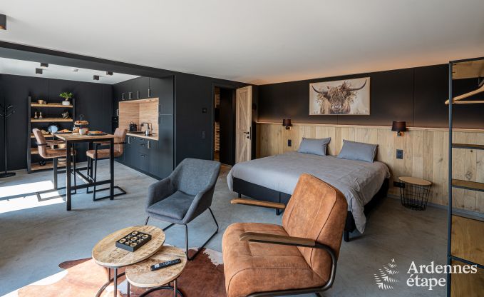 Gezellige gelijkvloerse vakantiewoning voor 2 personen in Rochehaut met uitzicht