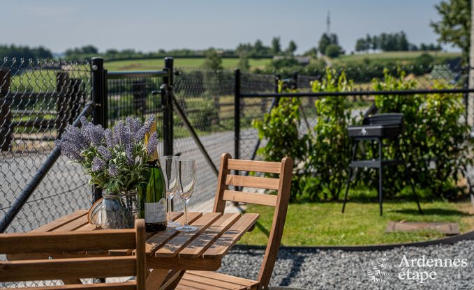 Gezellige gelijkvloerse vakantiewoning voor 2 personen in Rochehaut met uitzicht