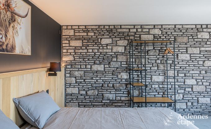 Gezellige gelijkvloerse vakantiewoning voor 2 personen in Rochehaut met uitzicht