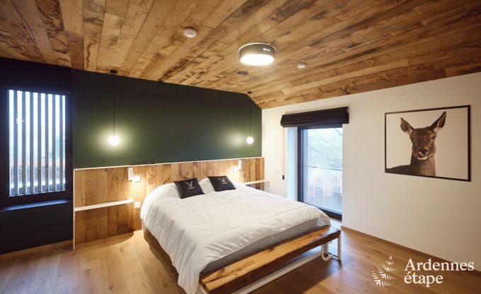 Vakantiewoning in Saint-Hubert: comfortabele accommodatie voor 6 personen met sauna, speelkamer en privtuin in de Ardennen