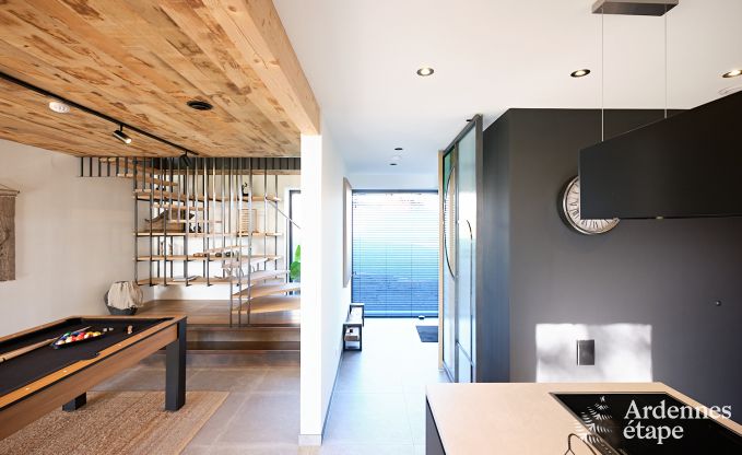 Vakantiewoning in Saint-Hubert: comfortabele accommodatie voor 6 personen met sauna, speelkamer en privtuin in de Ardennen