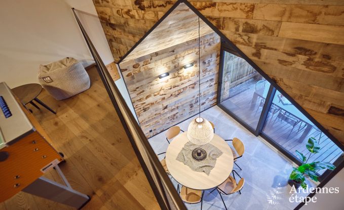 Vakantiewoning in Saint-Hubert: comfortabele accommodatie voor 6 personen met sauna, speelkamer en privtuin in de Ardennen