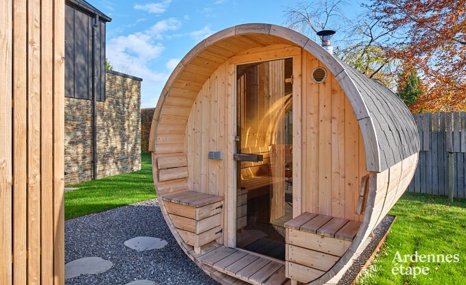 Vakantiewoning in Saint-Hubert: comfortabele accommodatie voor 6 personen met sauna, speelkamer en privtuin in de Ardennen
