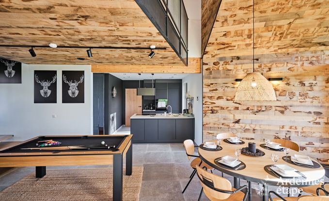 Vakantiewoning in Saint-Hubert: comfortabele accommodatie voor 6 personen met sauna, speelkamer en privtuin in de Ardennen