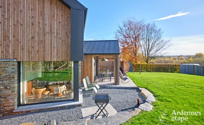 Vakantiewoning in Saint-Hubert: comfortabele accommodatie voor 6 personen met sauna, speelkamer en privtuin in de Ardennen