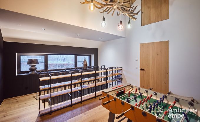 Vakantiewoning in Saint-Hubert: comfortabele accommodatie voor 6 personen met sauna, speelkamer en priv�tuin in de Ardennen