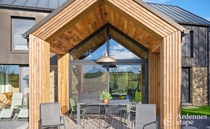 Vakantiewoning in Saint-Hubert: comfortabele accommodatie voor 6 personen met sauna, speelkamer en priv�tuin in de Ardennen