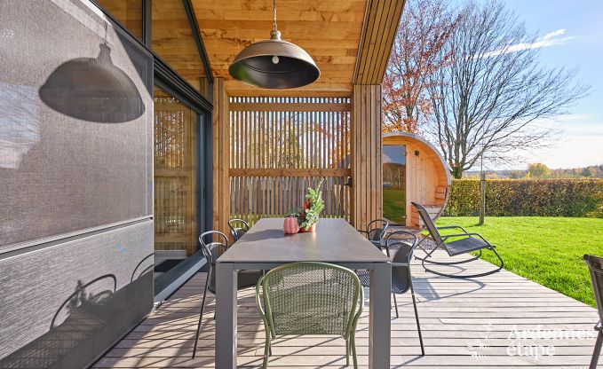 Vakantiewoning in Saint-Hubert: comfortabele accommodatie voor 6 personen met sauna, speelkamer en priv�tuin in de Ardennen