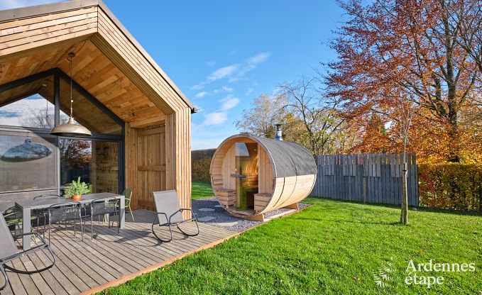 Vakantiewoning in Saint-Hubert: comfortabele accommodatie voor 6 personen met sauna, speelkamer en priv�tuin in de Ardennen