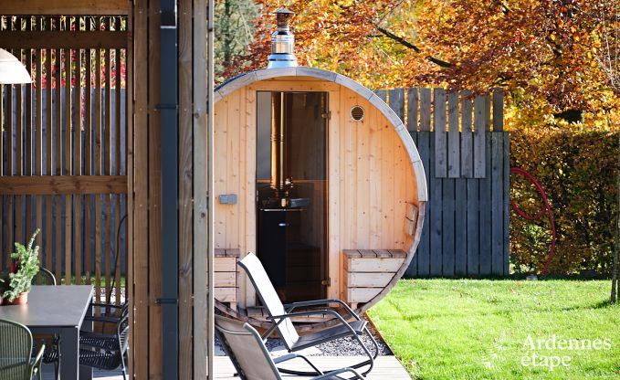 Vakantiewoning in Saint-Hubert: comfortabele accommodatie voor 6 personen met sauna, speelkamer en priv�tuin in de Ardennen