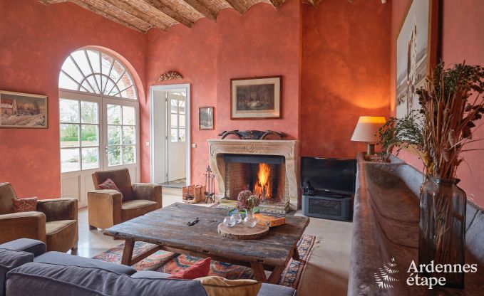 Charmant vakantieverblijf in het bijgebouw van een kasteel  in Sars-la-Bruy�re, Ardennen