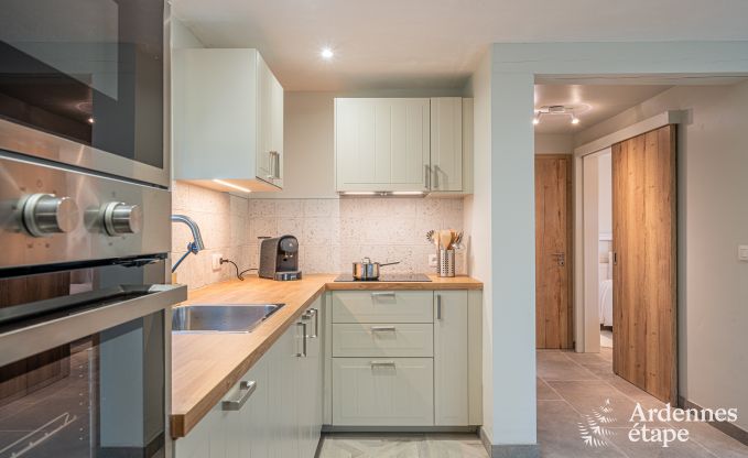 Gezellige chalet in Somme-Leuze: Scandinavisch verblijf voor gezinnen met kinderen en huisdieren