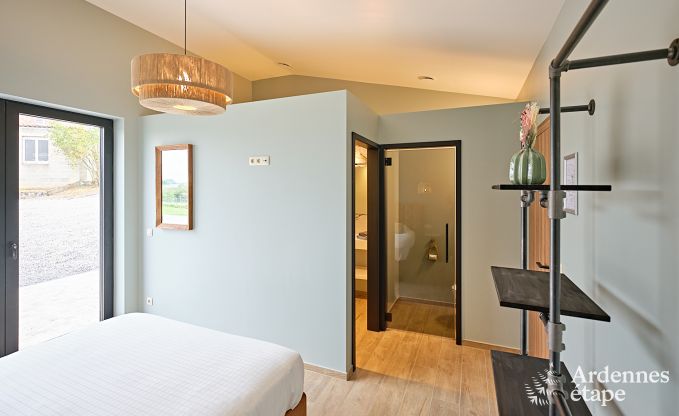 Ultramoderne villa in Somme-Leuze voor 12 personen met binnenzwembad, sauna en privtuin