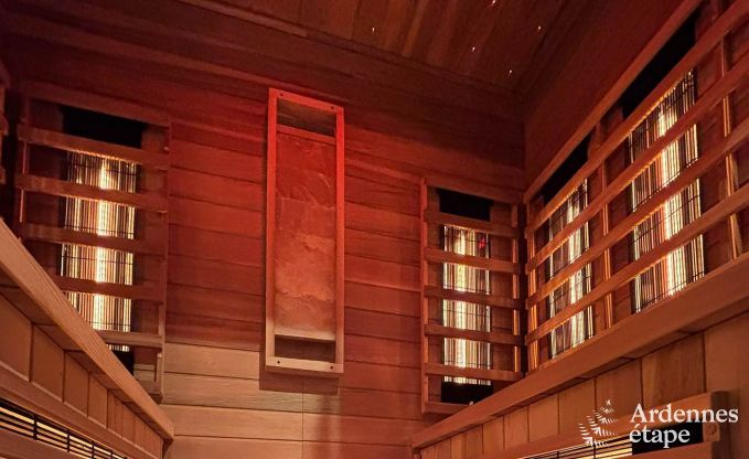 Ultramoderne villa in Somme-Leuze voor 12 personen met binnenzwembad, sauna en privtuin