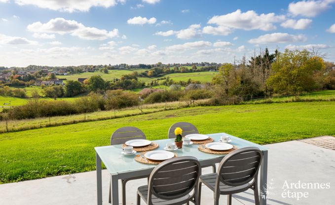 Ultramoderne villa in Somme-Leuze voor 12 personen met binnenzwembad, sauna en priv�tuin