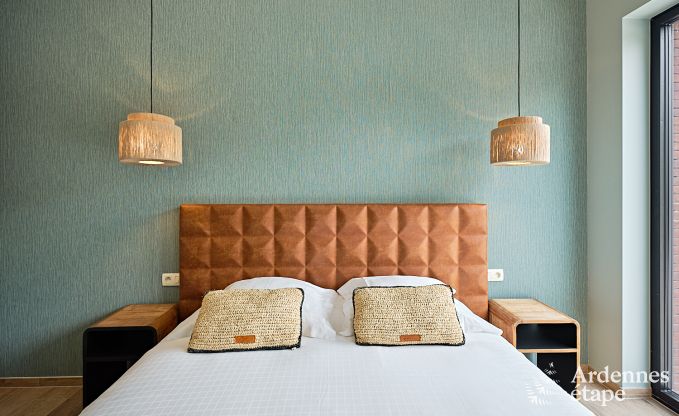 Ultramoderne villa in Somme-Leuze voor 12 personen met binnenzwembad, sauna en priv�tuin