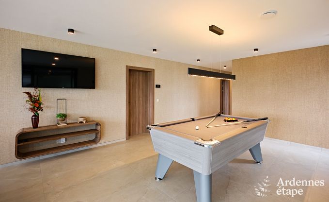 Ultramoderne villa in Somme-Leuze voor 12 personen met binnenzwembad, sauna en priv�tuin