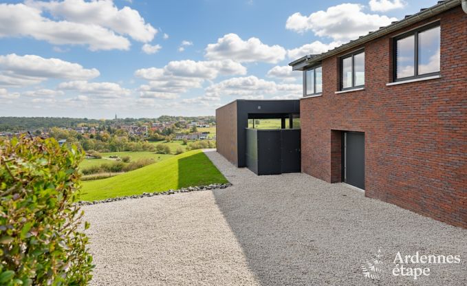 Ultramoderne villa in Somme-Leuze voor 12 personen met binnenzwembad, sauna en priv�tuin