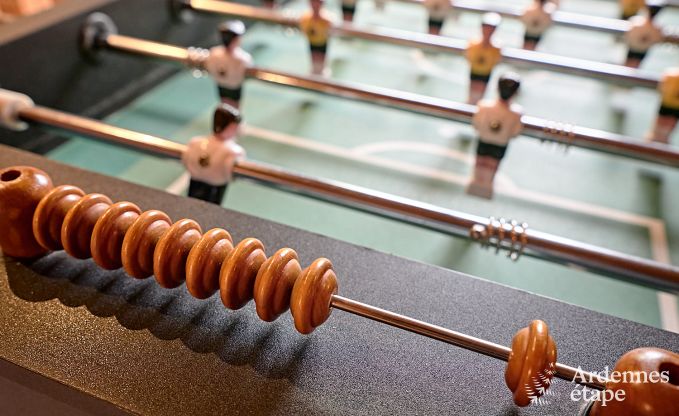 Ruime chalet in Somme-Leuze voor 8 personen met 4 slaapkamers, 3 badkamers, houtpelletkachel en priv�tuin