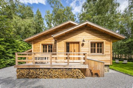 Mooie houten chalet enkel voor 2 tot 4 volwassenen in de Ardennen (Spa)