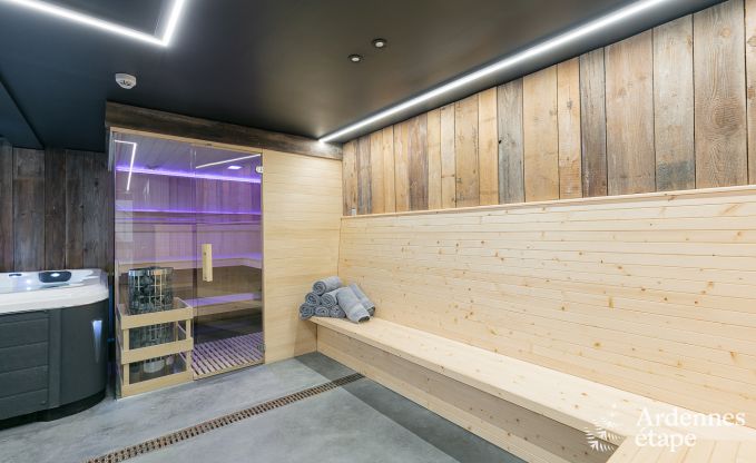 Ruime cottage voor 8 personen in Spa met sauna, jacuzzi, 4 slaap- en badkamers en priv�tuin